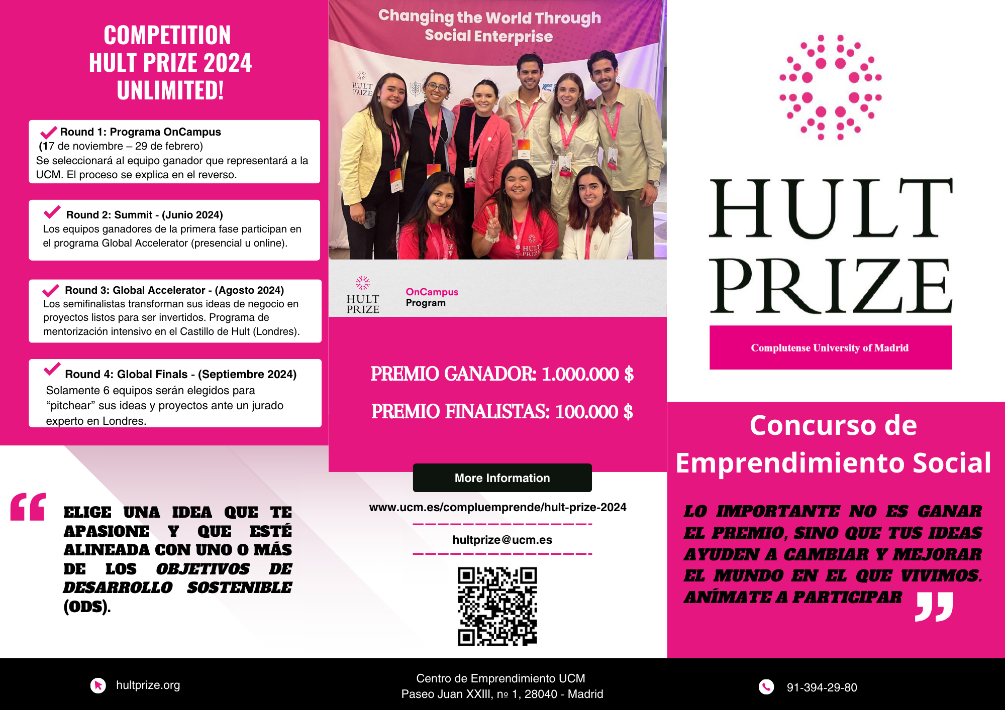 PROGRAMA HULT PRIZE 2024 ¿QUIERES GANAR 1.000.000 $? ¡¡¡INFORMATE!!!